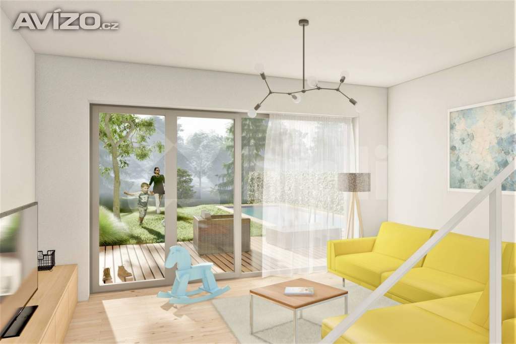 Foto inzerátu Řadový RD S 02, 4+1, 165 m2, garáž, 213 m2 zahrada, projekt Sedmdomů, Kladno