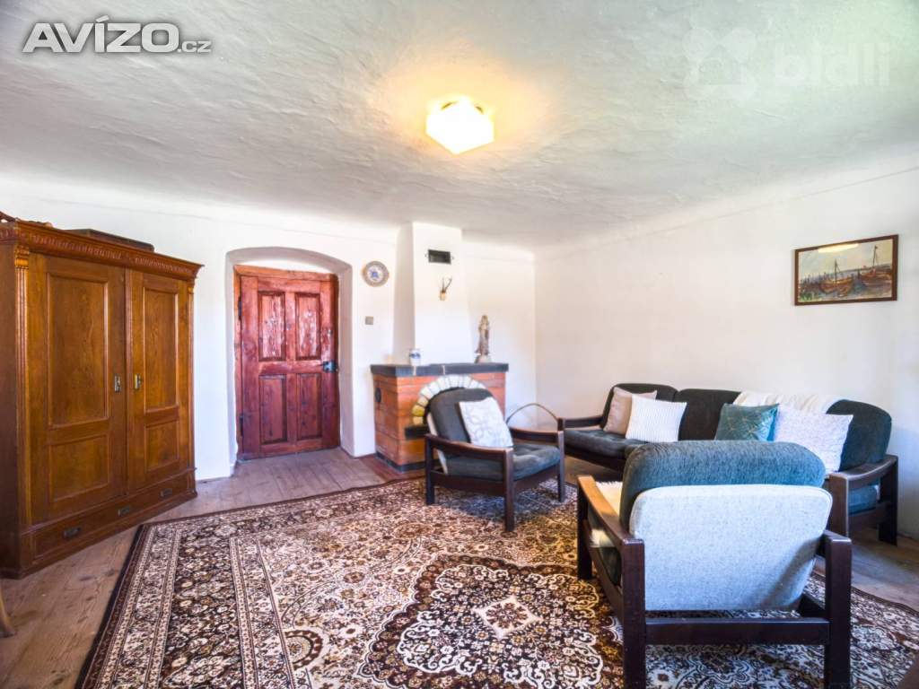 Foto inzerátu Prodej RD - chalupy, 154 m2, 2 bytové jednotky, zahrada, stodola, Orlík nad Vltavou