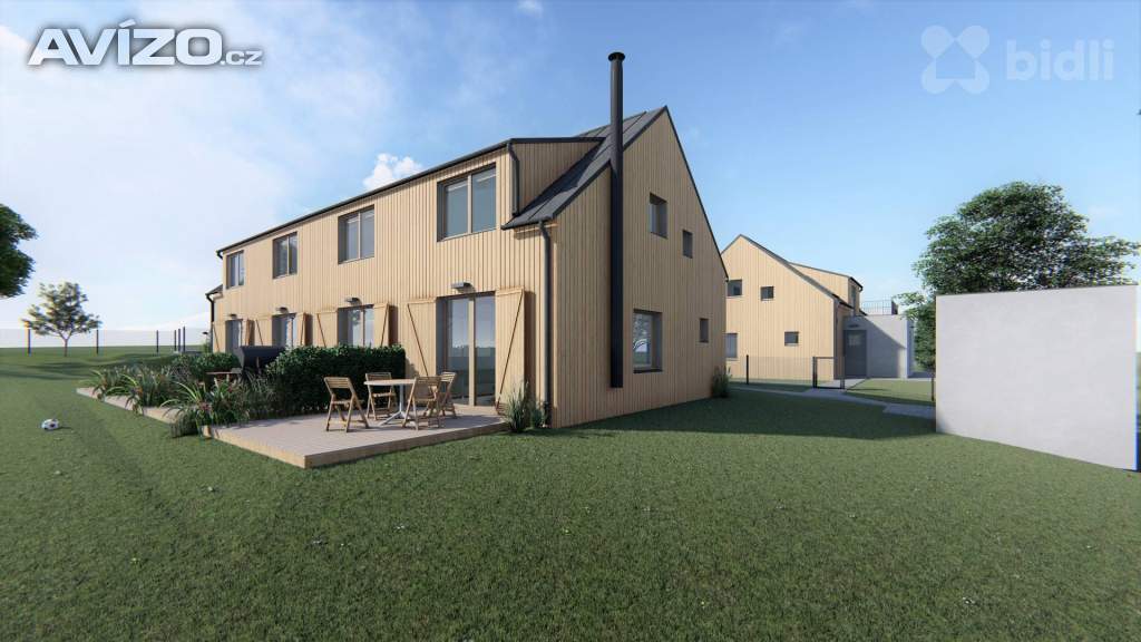 Apartmány 3+kk s vlastním pozemkem a terasou