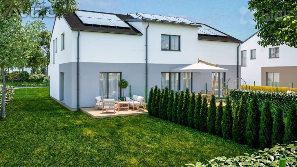 Foto inzerátu Mezonet, krajní bytová jednotka 3+KK, 86 m2, zahrada 190 m2