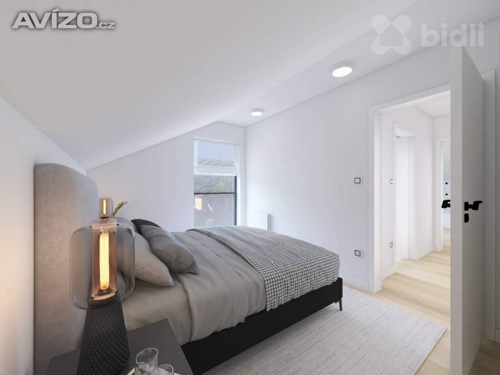 Foto inzerátu Mezonet, krajní bytová jednotka 3+KK, 86 m2, zahrada 190 m2