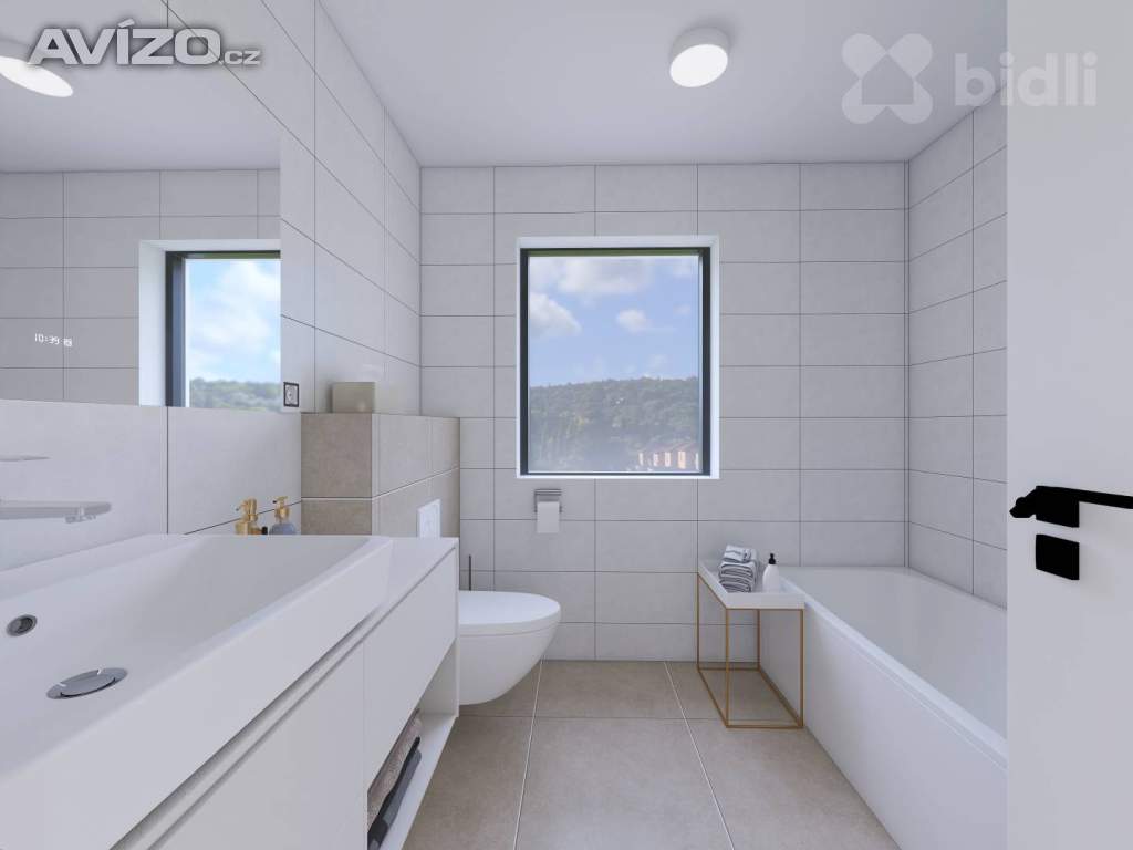 Foto inzerátu Mezonet, krajní bytová jednotka 3+KK, 86 m2, zahrada 181 m2