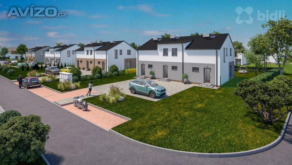 Foto inzerátu Mezonet, krajní bytová jednotka 3+KK, 86 m2, zahrada 181 m2