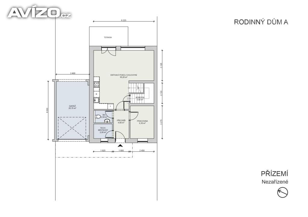 Foto inzerátu Na prodej: Řadový rodinný dům 5+kk s pozemkem 408 m2 - Hořovice, okres Beroun