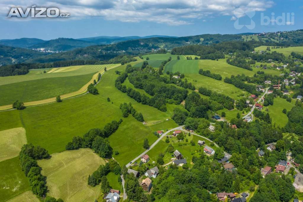 Prodej pozemku 3 867 m2 - Zlatá Olešnice (okres Jablonec nad Nisou)