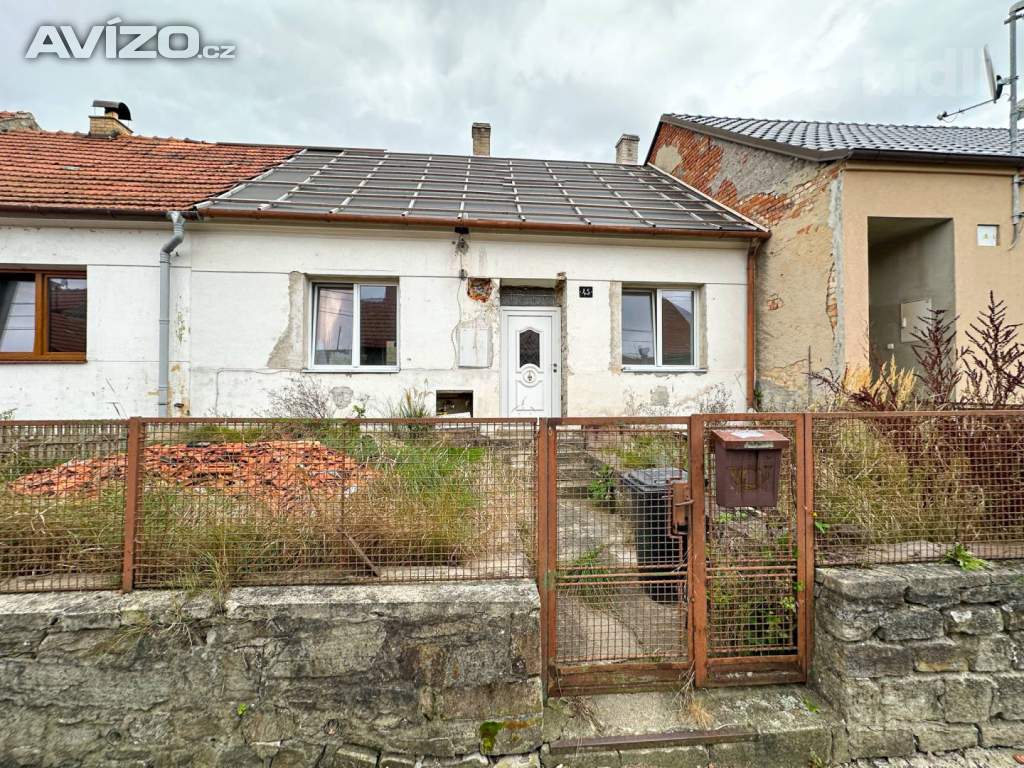 Prodej rodinného domu 72 m2, pozemek 214 m2, Zakřany