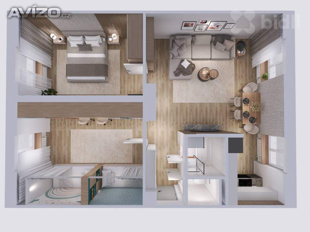 Foto inzerátu Prodej bytu, 3+kk, Praha 9 Hloubětín, 69 m2, OV