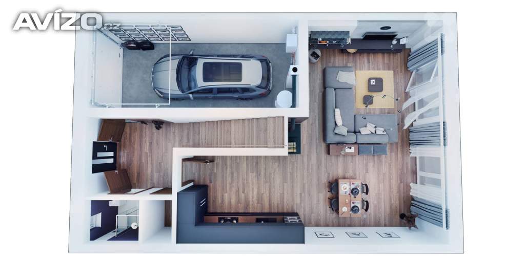 Foto inzerátu Prodej novostavby 4kk s garáží, 166 m2,  zahrada 363 m2, Velké Chvalovice