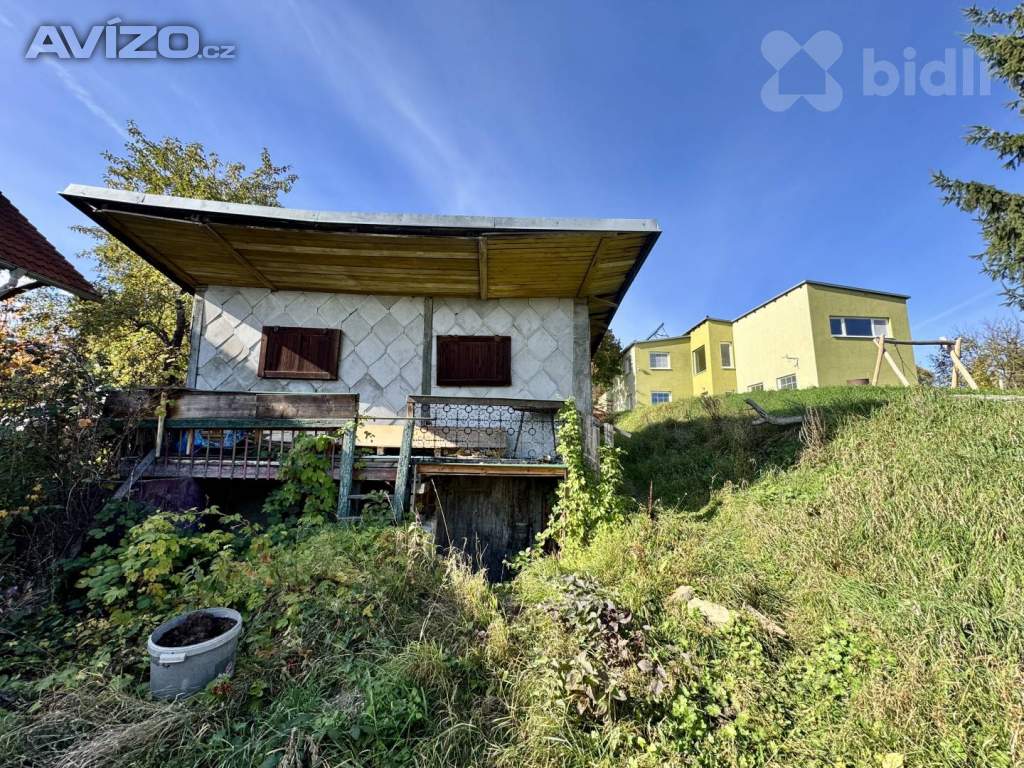 Prodej chaty 62m Brno se zahradou 1020m2