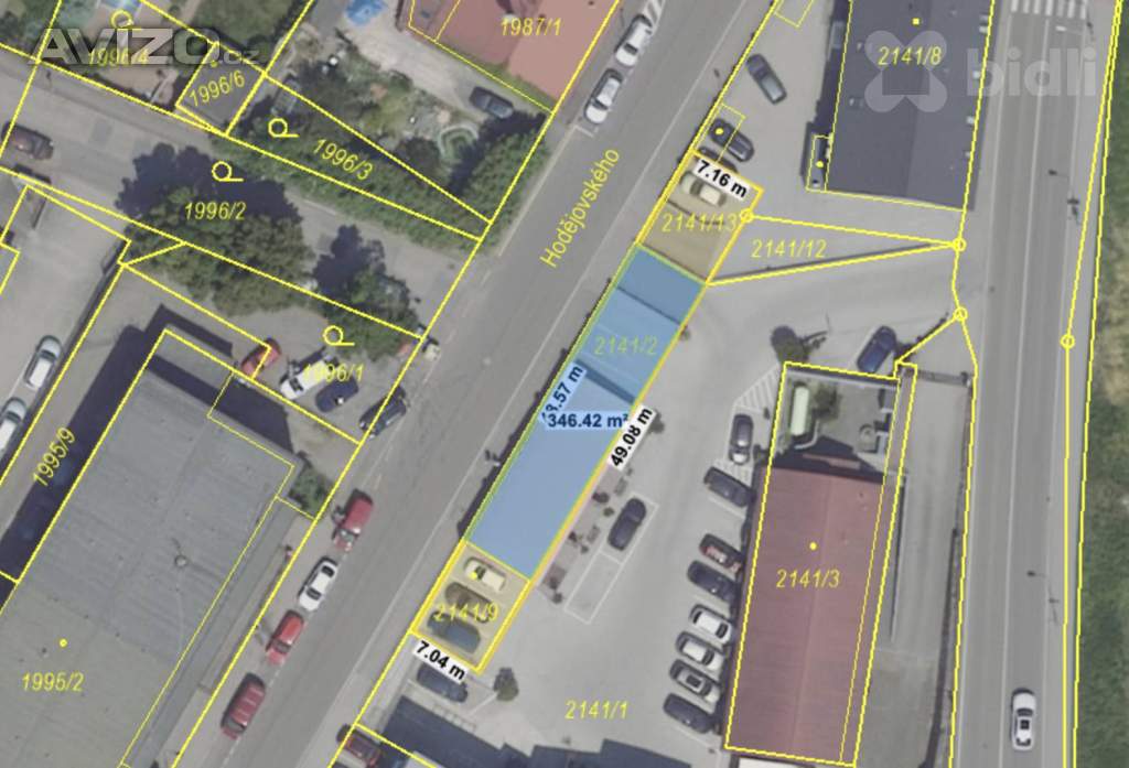 Foto inzerátu Prodej pozemku o velikosti 480 m2, ul. Hodějovského, Benešov