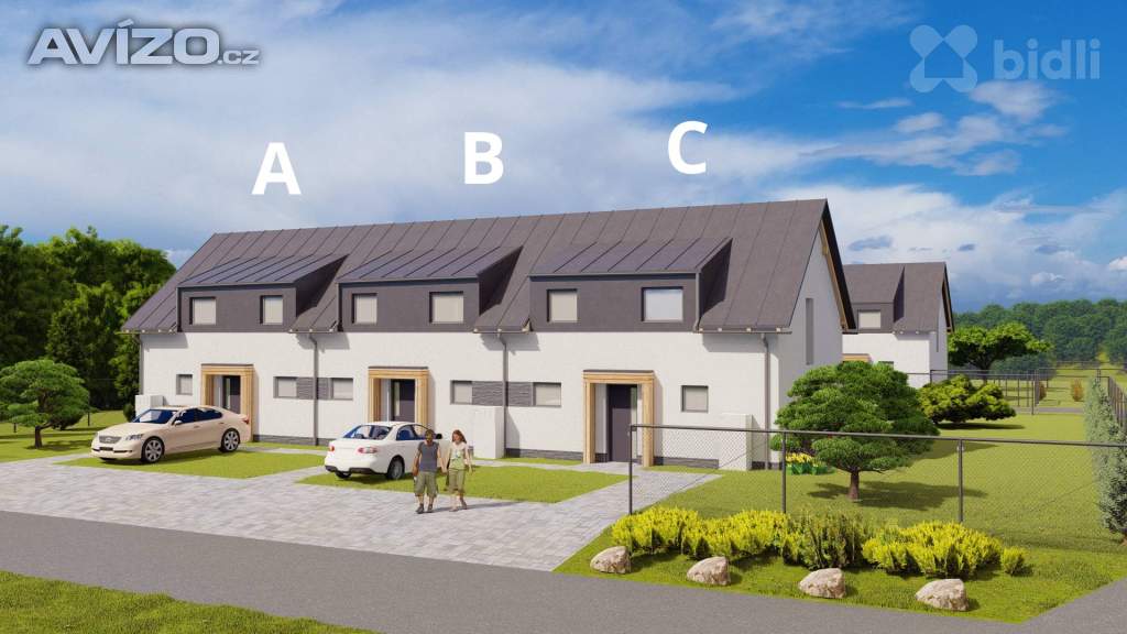 Novostavba - Byt B, 4+kk se zahradou, Chotěvice