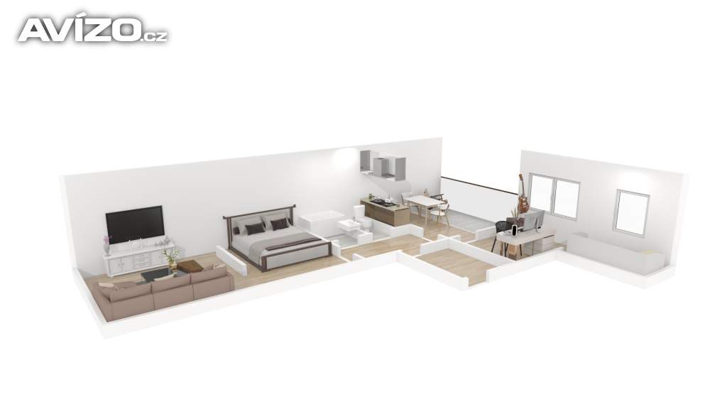 Foto inzerátu Prodej byt 2+1/L, 47 m2, Plzeň