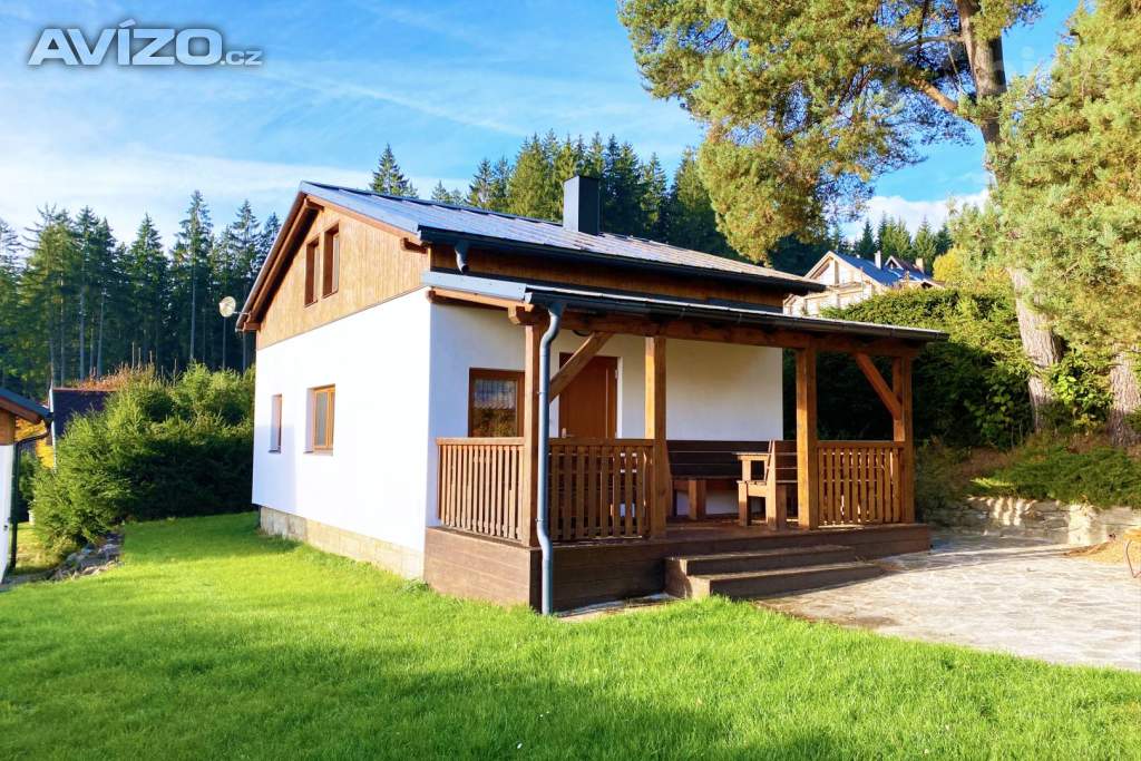 Útulná chata u Lipna se zahradou 3 ložnice 66m2