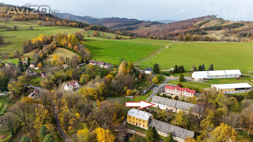 Foto inzerátu Prodej stavby 190m2 s půdou a pozemek 2288m2. Jeseník-Ondřejovice.