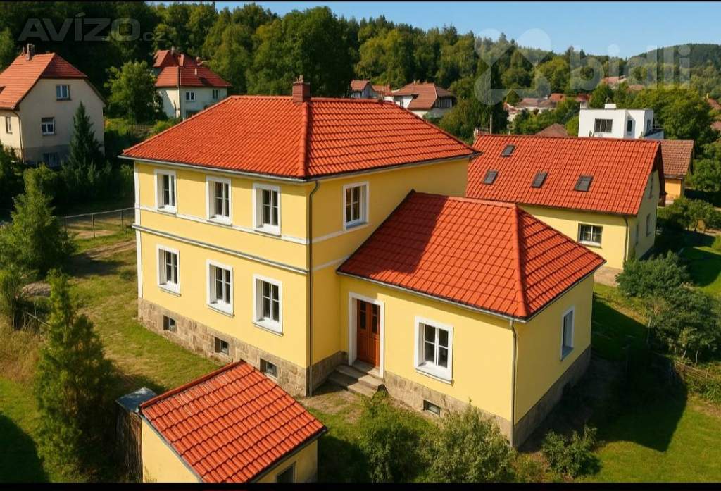 Foto inzerátu Prodej rodinného domu 167m2 v Mirošovicích u Prahy s 1276m2  velkým pozemkem.