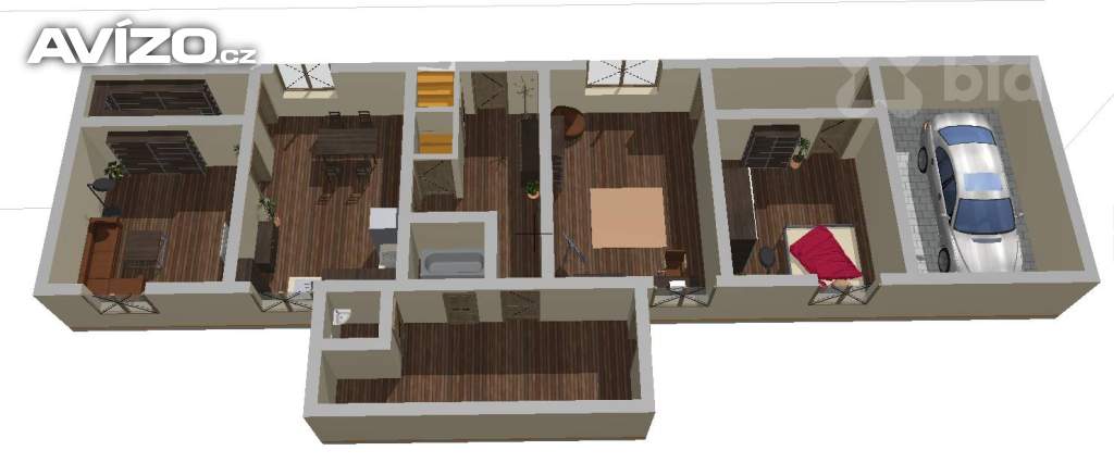 Foto inzerátu Chalupa s uzavřeným dvorem - ideální pro klidné bydlení i podnikání