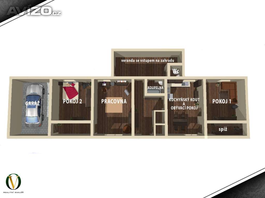 Foto inzerátu Chalupa s uzavřeným dvorem - ideální pro klidné bydlení i podnikání