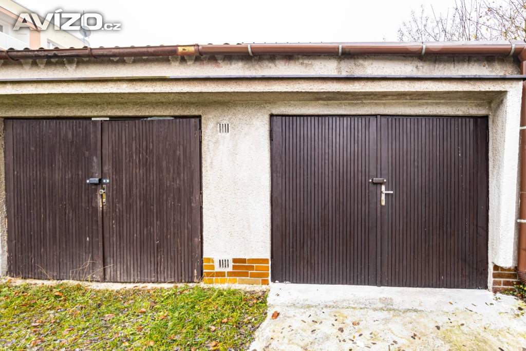 Prodej garáže v Chrástu - výborný stav, zavedena elektřina