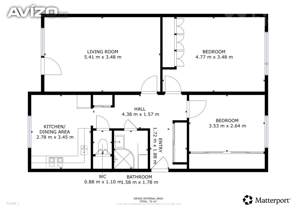 Foto inzerátu Prodej bytu 3+1, 75m2 +sklep 5m2 + lodžie 4m2 po rekonstrukci.