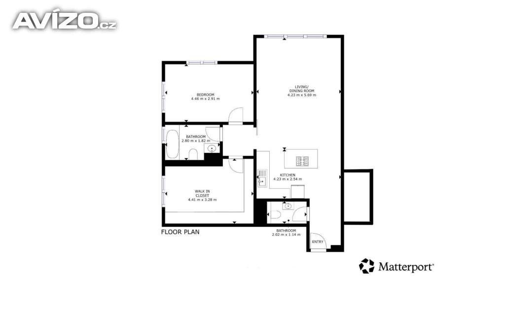 Foto inzerátu 3+kk s terasou Rezidence Nové Chabry, Praha 8