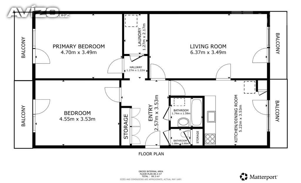 Foto inzerátu Prodej bytu 3+1, 4 balkóny, Hradec Králové, Třebeš