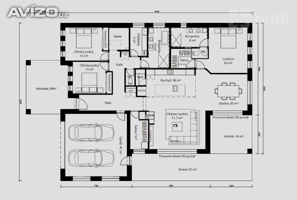 Foto inzerátu Prodej vily 220 m2, pozemek 1243 m2, Lužická, Šternberk