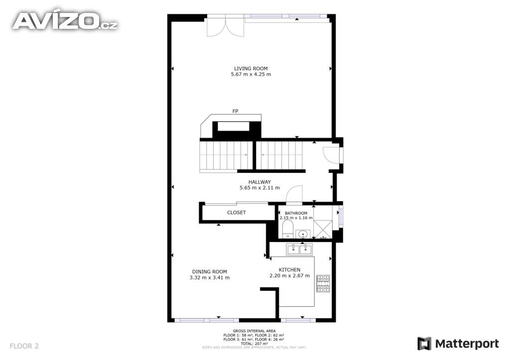 Foto inzerátu Prodej prostorného řadového RD 5+1 se zahradou, pozemek 253m2,Hostivice, Haklova
