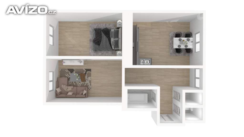 Foto inzerátu Prodej bytu 3+kk, 69 m², širší centrum Plzně