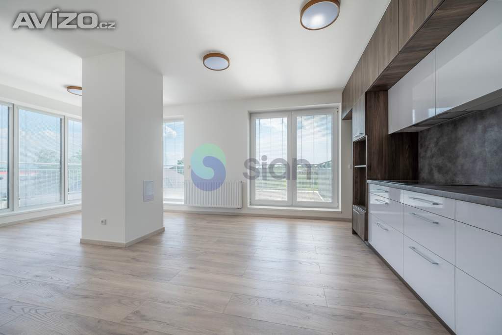 Pronájem nadstandardního bytu 2+kk, ul. Stanislavského, 75 m2 + 44 m2 terasa, Ostrava - Svinov