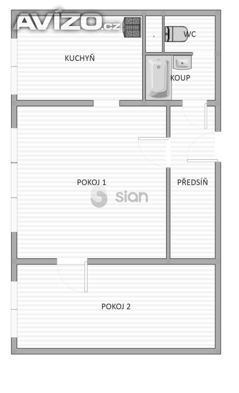 Foto inzerátu Prodej bytu 2+1, 44 m, ul. V. Vlasákové, Ostrava - Bělský les