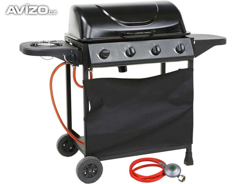 Hlavní fotka pro Plynový gril Barbecue BBQ 4 hořáky - nový,nepoužitý,záruka