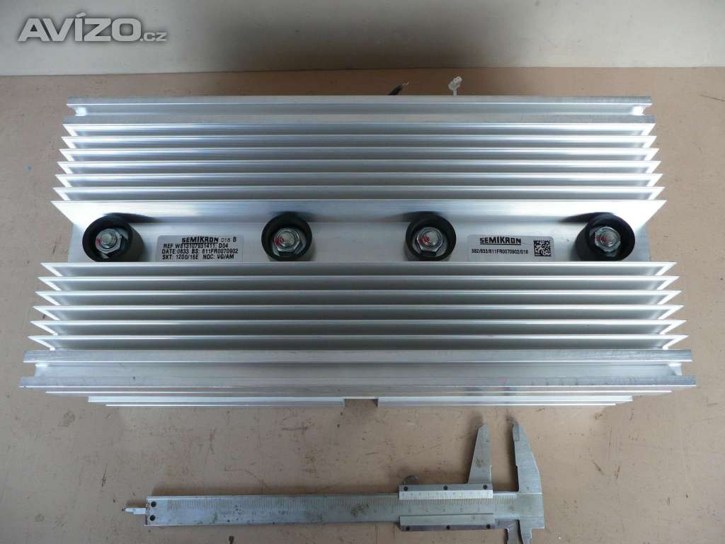 Modul 4x tyristor s chladičem typ SKT1200/16E, fy Semicron