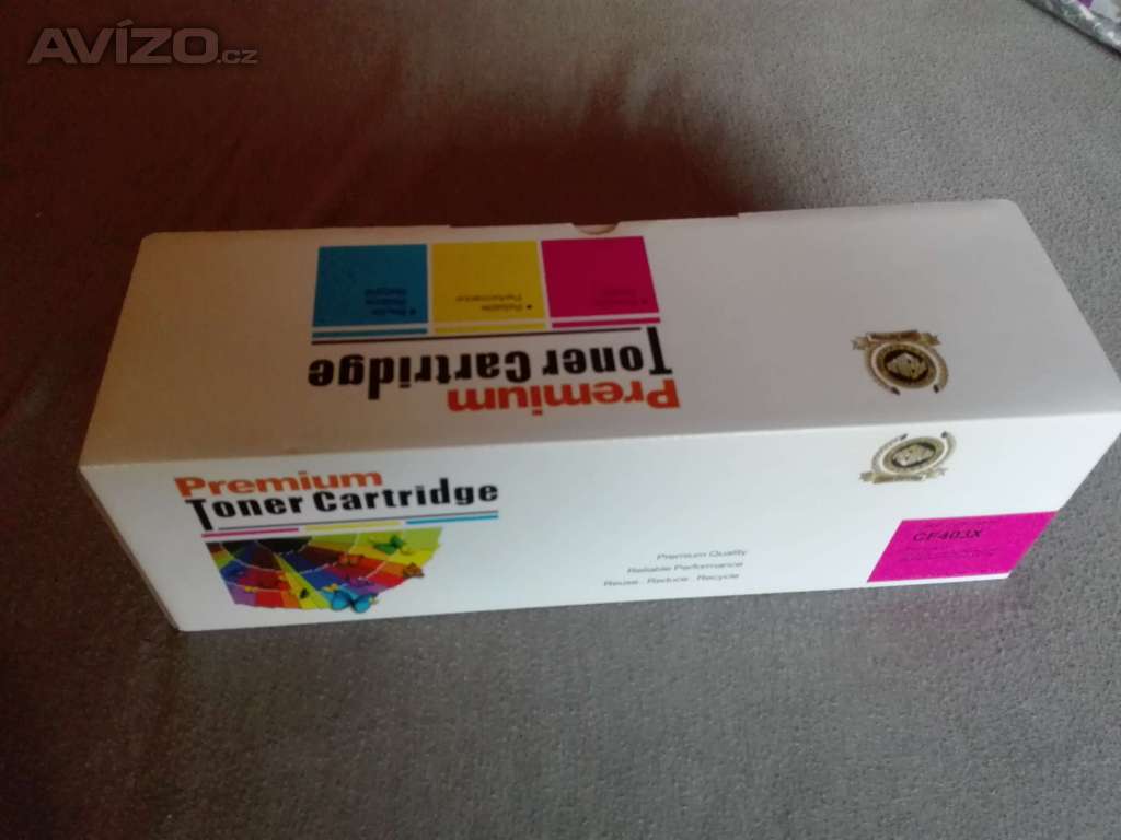 nový toner CF403X, červený