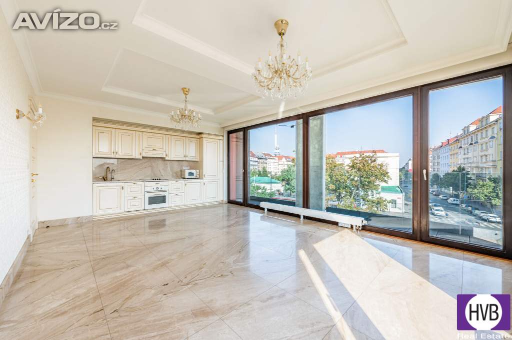 Pronájem bytu 4+kk/B/G, 122m2, Korunní, Praha 10 - Vinohrady