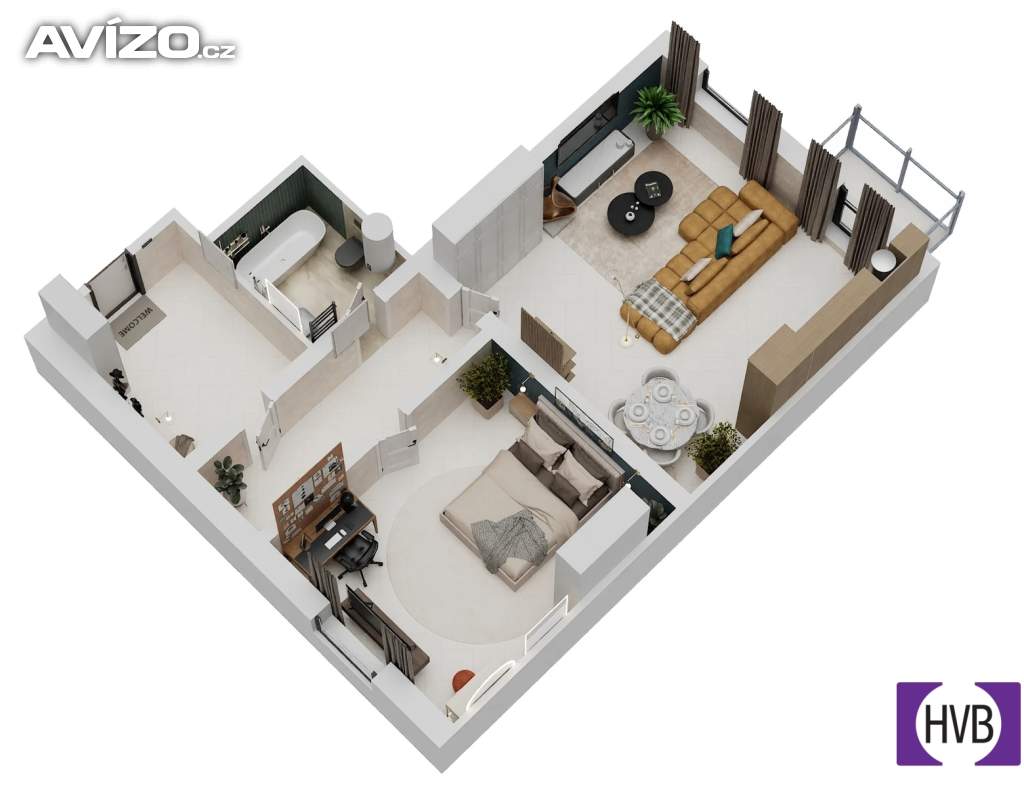 Foto inzerátu Prodej bytu 2+kk/B 78 m2, OV, Vestec u Prahy