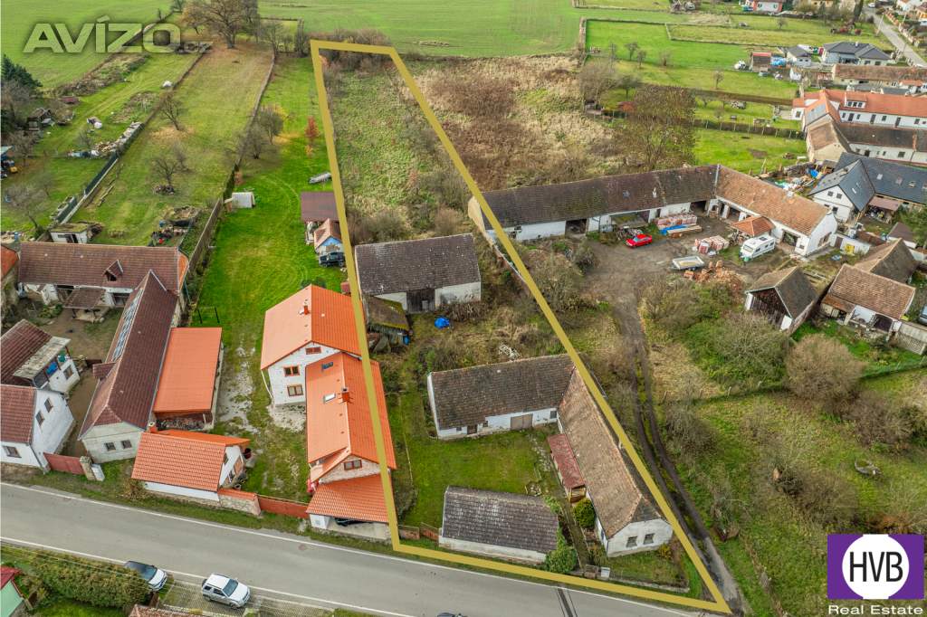 Foto inzerátu Prodej RD 2+1/G se stodolou na pozemku 3354 m2 v Oldřichově u Písku