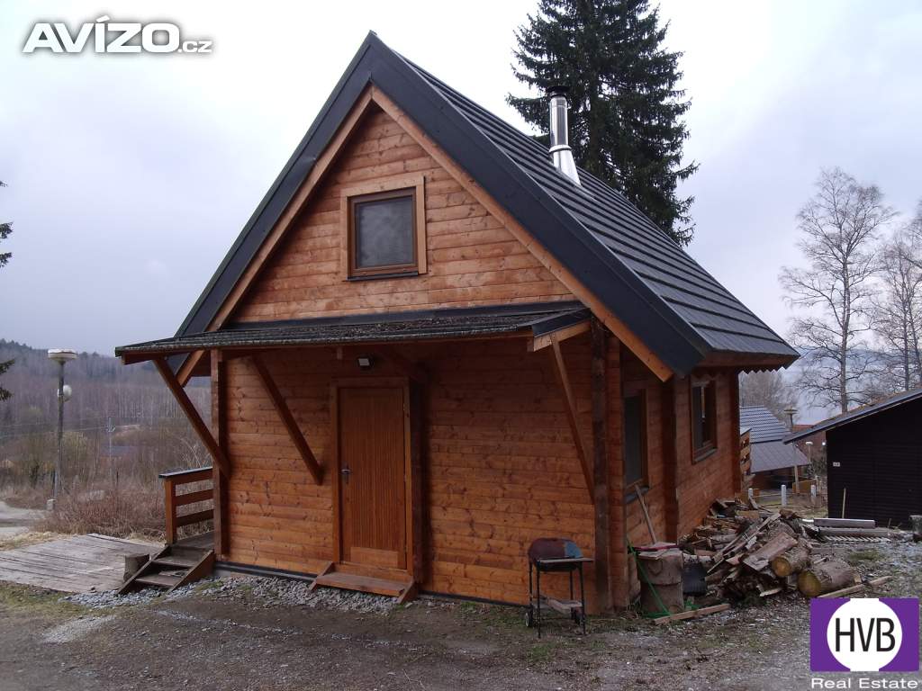 Foto inzerátu Prodej chaty 2+kk, koupelna, WC, terasa, krb, na pozemku 36 m2, Horní Planá Jenišov