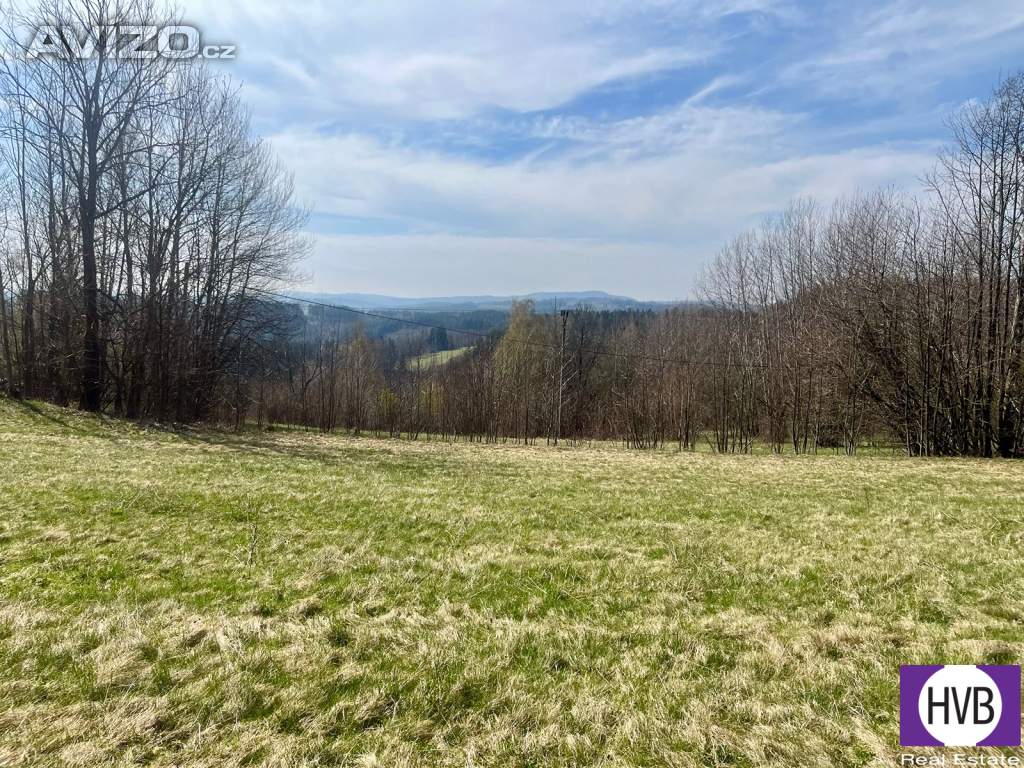 Pronájem stavebního pozemku 4241 m2, Velké Hamry, okres Jablonec nad Nisou