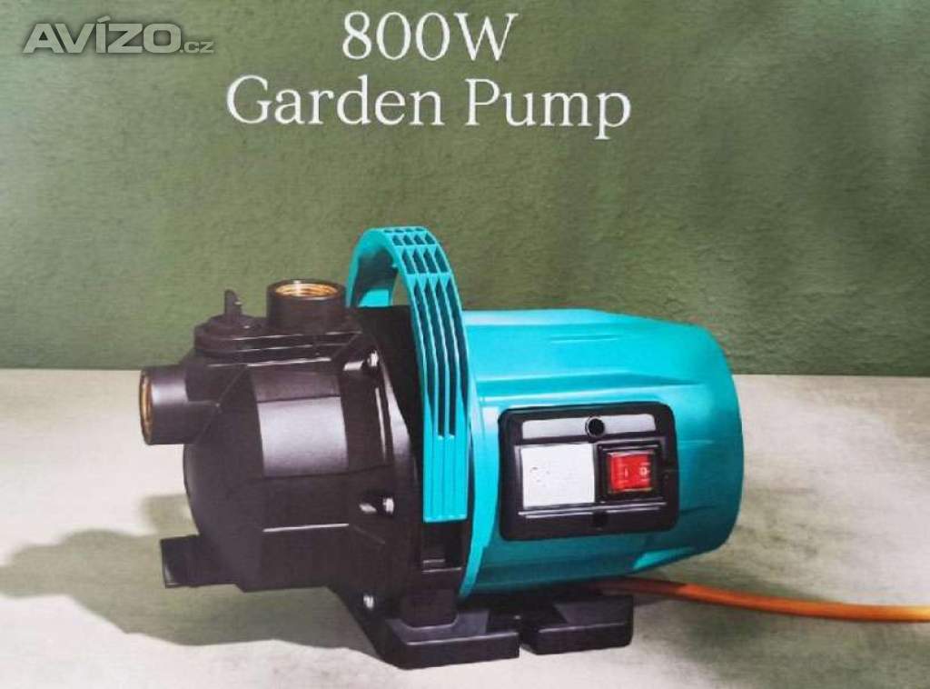 Zahradní čerpadlo Garden GWP-800W - nové, nepoužité, záruka 