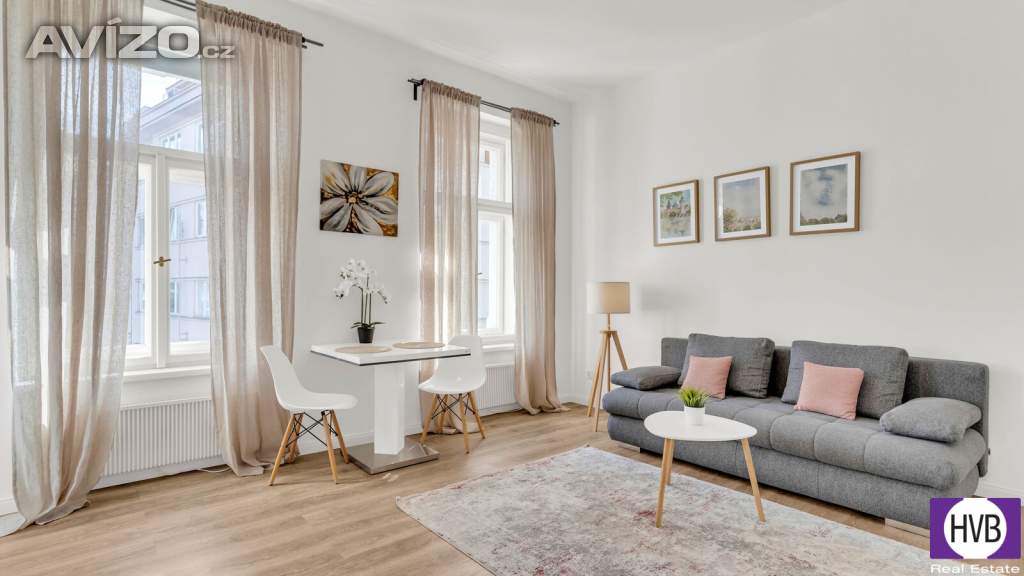Prodej bytu 2+kk, OV, 42 m2, ulice Petrská, Praha 1 - Nově Město
