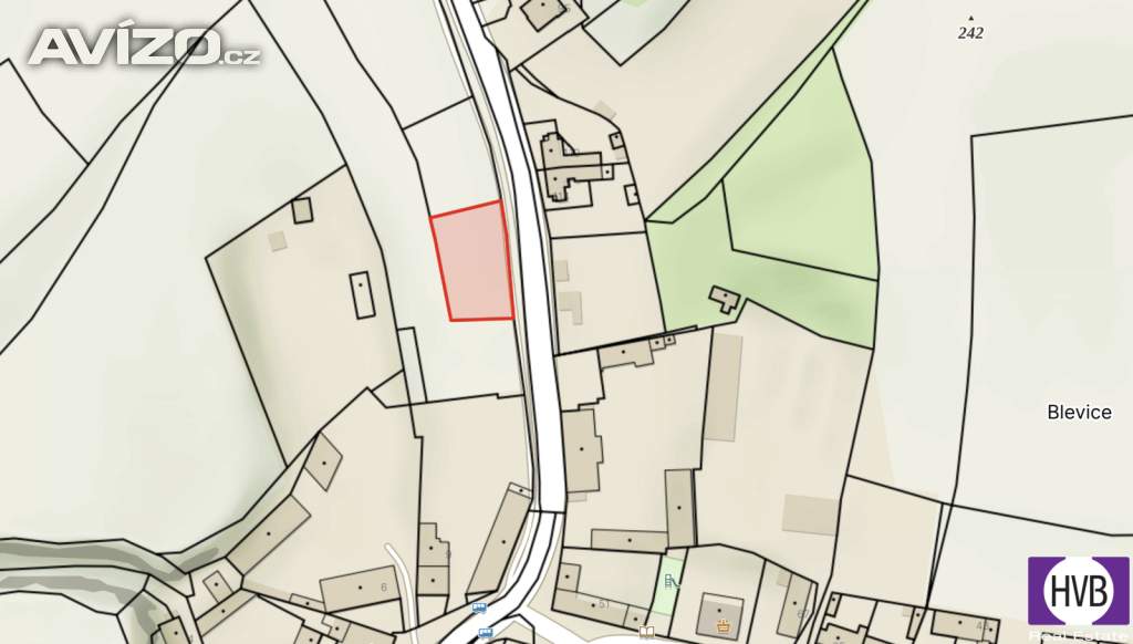 Foto inzerátu Prodej pozemku 1000 m2, obec Blevice - okr. Kladno