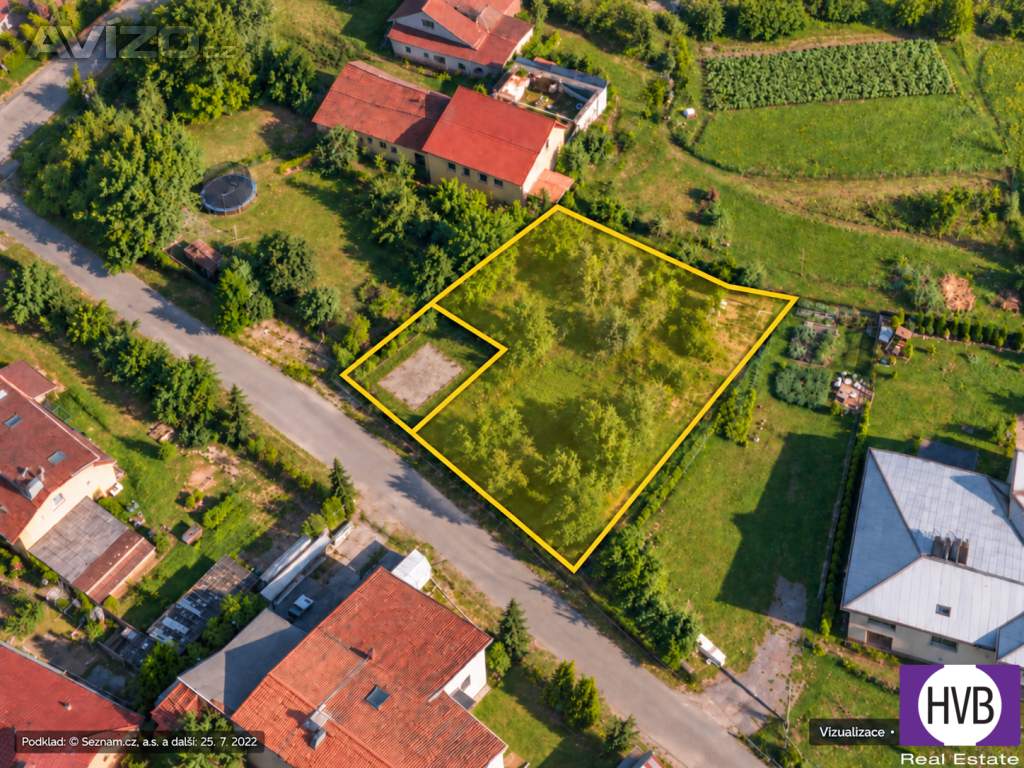 Prodej zahrady 364 m2, Krňany, okr. Benešov