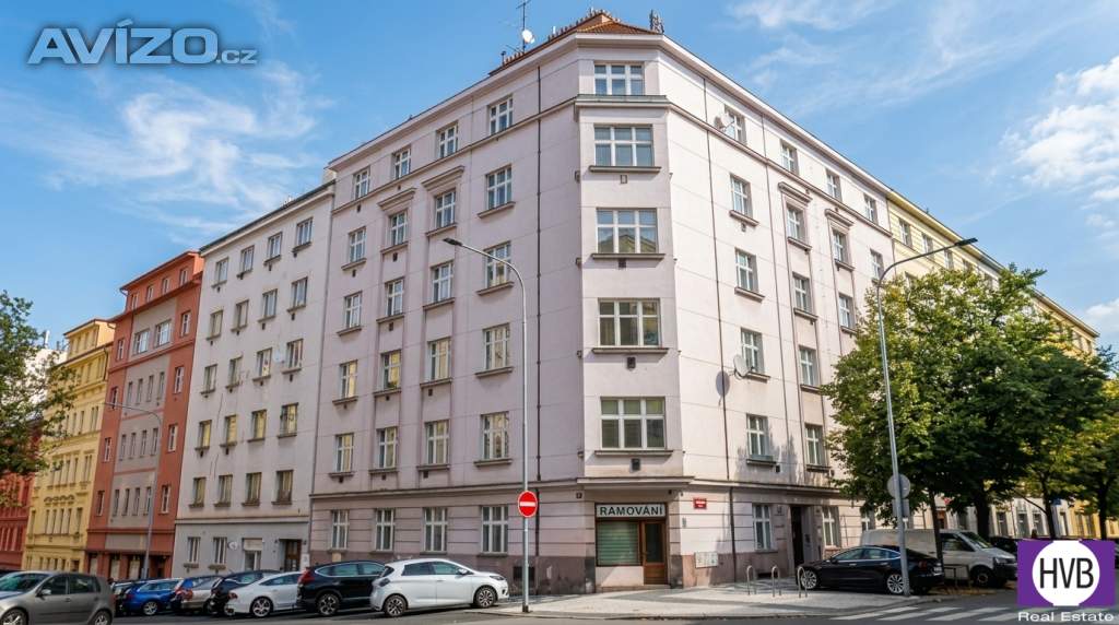 Foto inzerátu Pronájem bytu 2+kk s komorou a  sklepem, 47 m2, 3. NP, Lucemburská, Praha 3 - Žižkov
