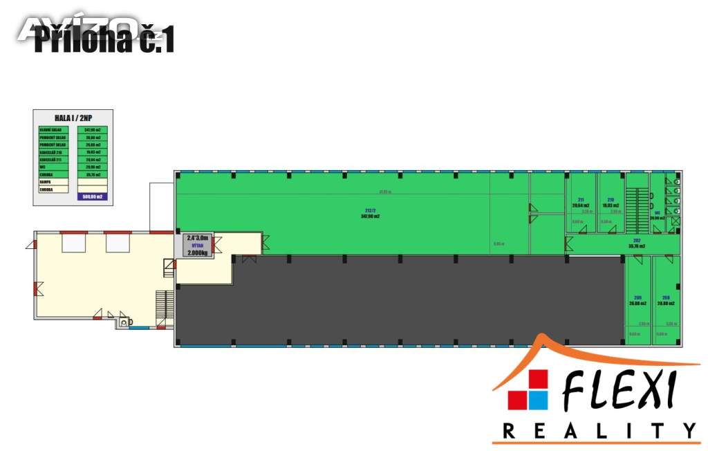 Foto inzerátu Pronájem nových sklad. prostor 500 m2 na ul. Novoveská, Ostrava-Mar. Hory