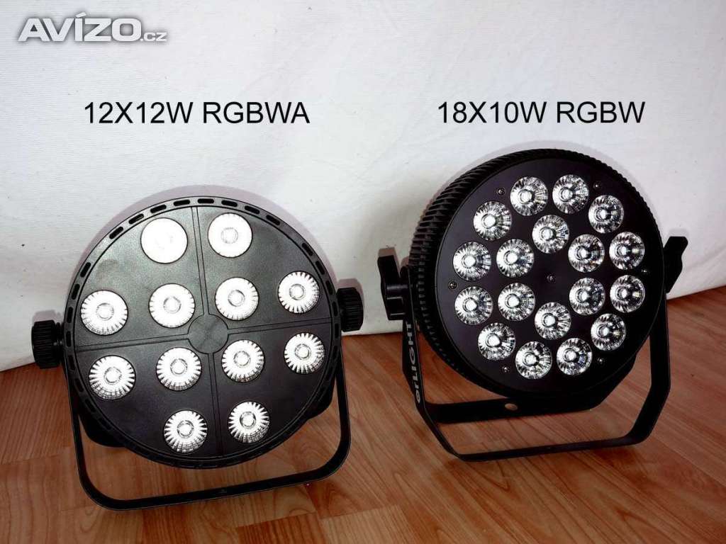 Foto inzerátu LED PAR reflektor OrLIght 18x10 RGBW HD METAL PowerCon RGBWA UV