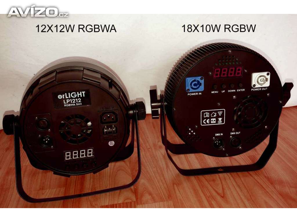 Foto inzerátu LED PAR reflektor OrLIght 18x10 RGBW HD METAL PowerCon RGBWA UV