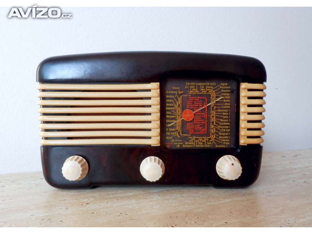Starožitné a plně funkční rádio Tesla Talisman 306U
