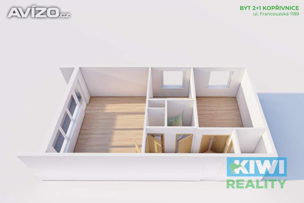 Foto inzerátu Prodej bytu 2+1 51 m², Kopřivnice