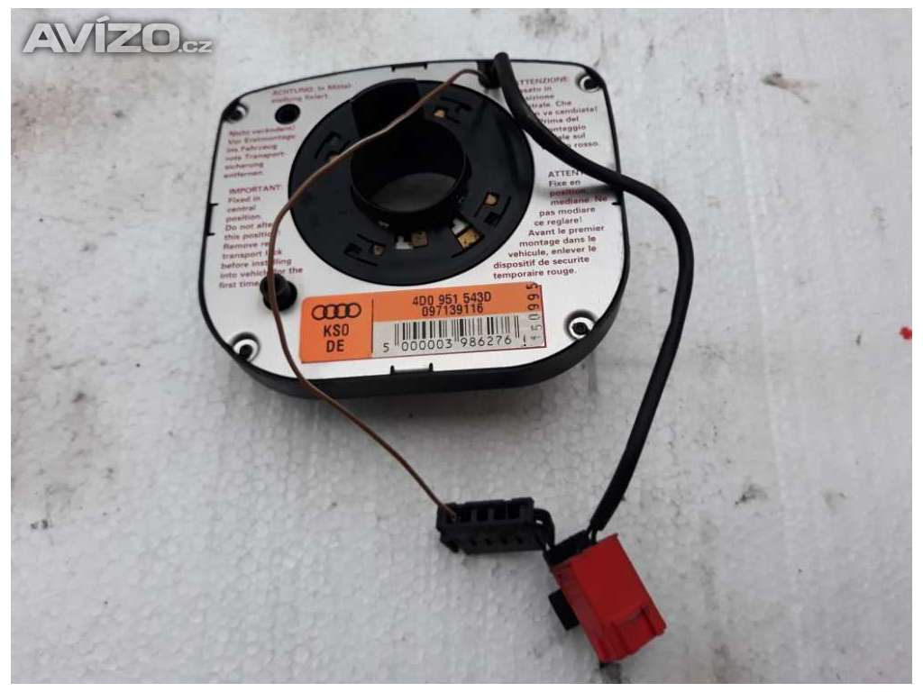 Kroužek,slimák airbag Audi A4 B5 2,6 V6 110kw quatro 94-99