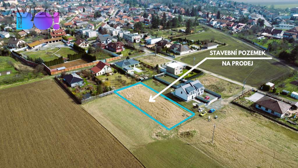 Prodej stavebního pozemku 1402 m² Kostelec na Hané